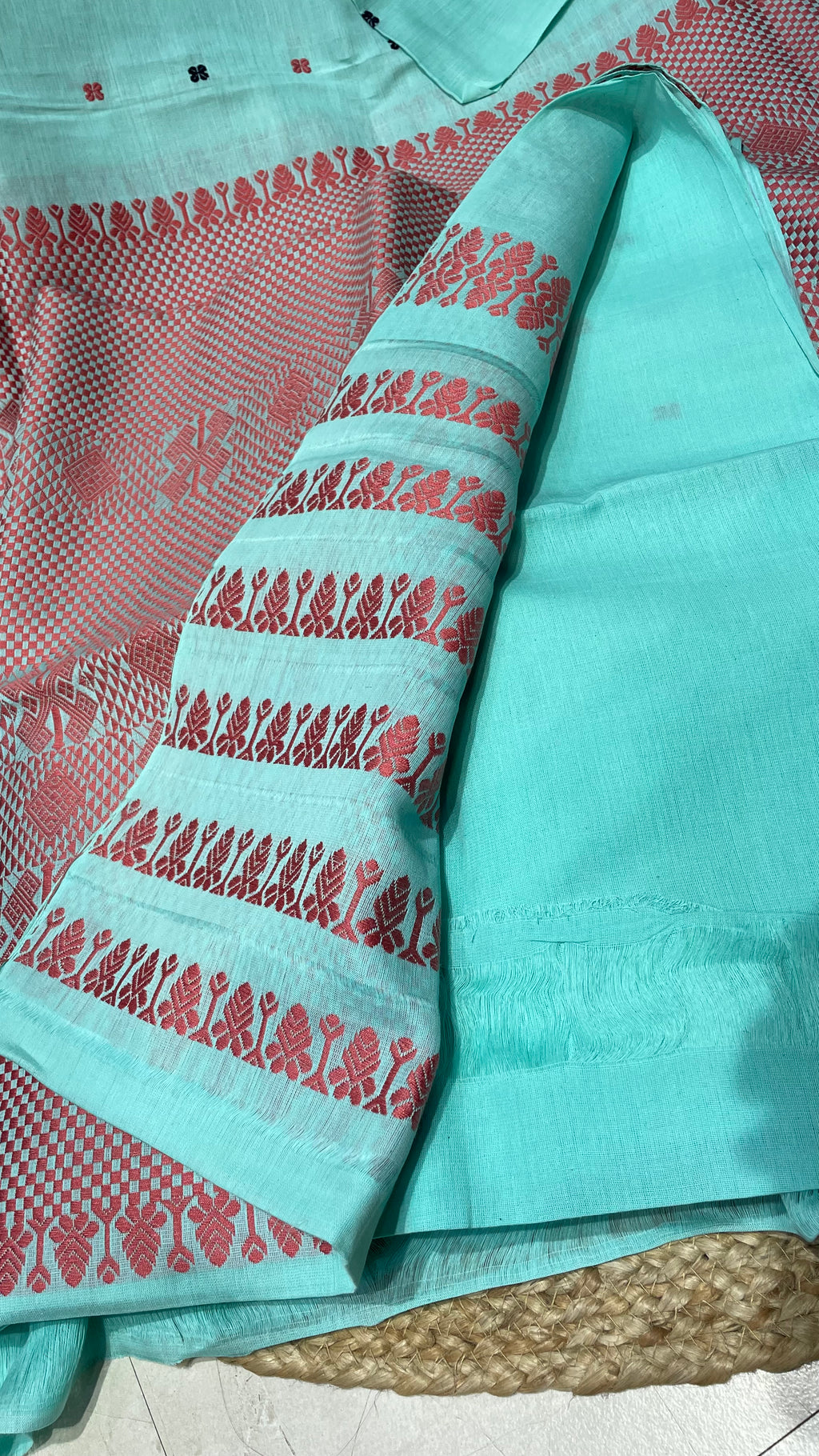 Premium Quality Nuni Cotton Mekhela Sador