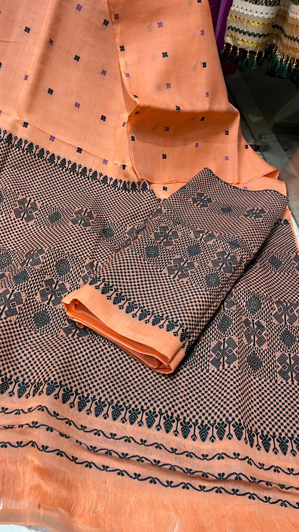 Premium Quality Nuni Cotton Mekhela Sador