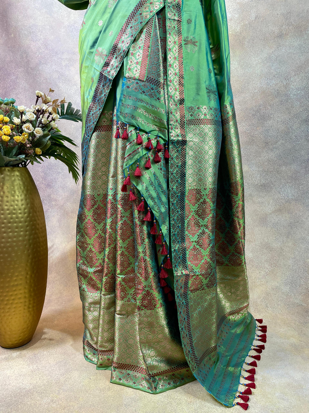 Pure Assam Silk Mekhela Sador