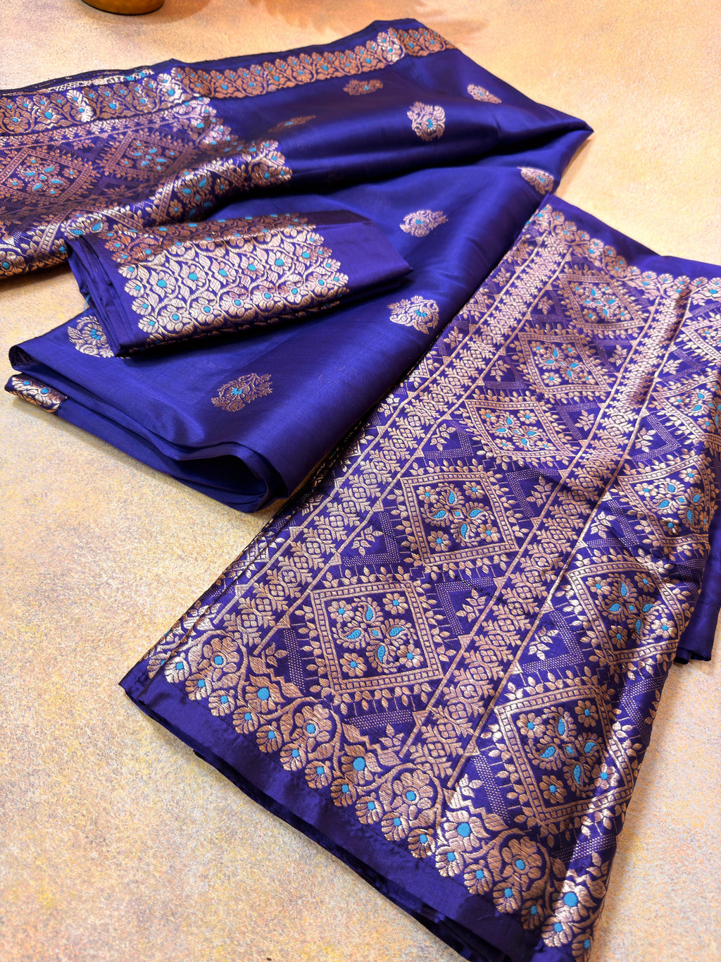 Pure Kesapat Silk Mekhela Sador with Pure Paat Blouse
